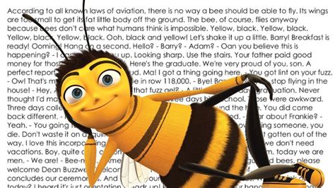 previous A story of my childhood. . Bee movie script copy and paste discord